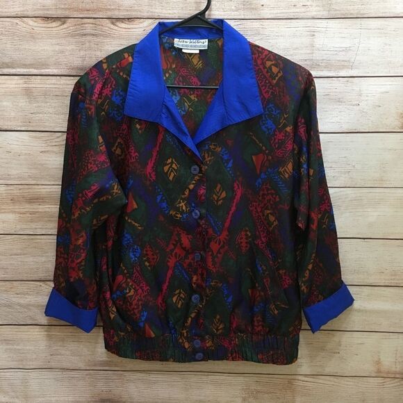 VINTAGE JOAN WALTERS BOMBER JACKET - Picture 1 of 8